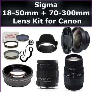  Ultimate Sigma Lens & Accessory Kit. Includes Sigma 18 50mm 