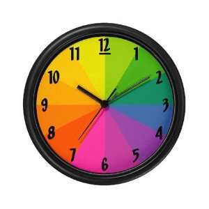  Color Wheel Art Wall Clock by 