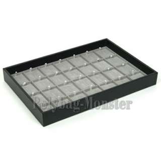 Removable 28 Insert Ring Holder Jewelry Display Tray  