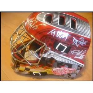   Red Wings Autographed/Hand Signed Goalie Mask