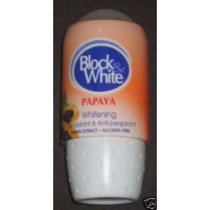  Block & White Papaya Whitening Deodorant Anti Perspirant 