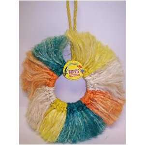 Pets Choice 463 00107 Sisal Multi Color Ring Bird Toy Size 14in 