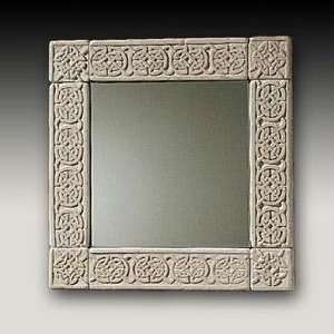  Round weave Tile Mirror