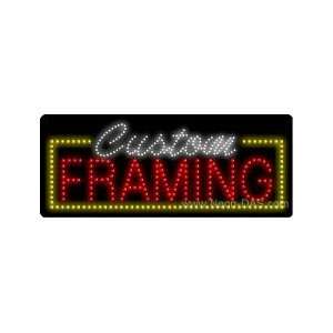  Custom Framing LED Sign 11 x 27