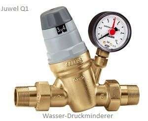 Wasser Druckminderer 1/2 Zoll DN 15 mit Manometer 0 10 bar Neu  