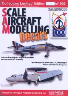 Kits World Decals 1/72 SCALE AIRCRAFT MODELLING Ltd Edition Set  