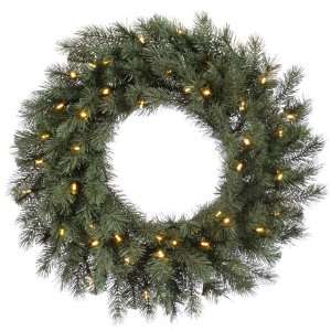  3.5 ft. Christmas Wreath   High Definition PE/PVC Needles 