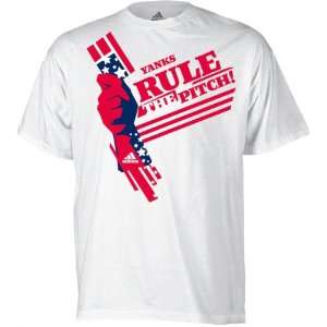  United States Soccer White adidas Rule the Pitch T Shirt 