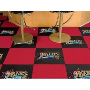 Exclusive By FANMATS NBA   Philadelphia 76ers Carpet Tiles  