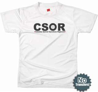 CSOR Canadian Spec Ops Army Military Cool New T shirt  