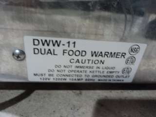 Cadco DWW 11 Double Well Food Warmer  
