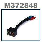 rgb red green blue component video cable splitter 2 female