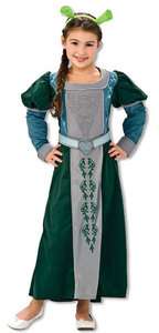 Shrek Princess Fiona Dress Child Girls Costume NEW  