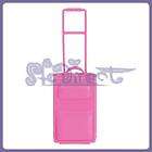   Miniature Pink Suitcase Electric Curler Makeup bag Barbie Re ment