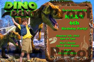 Dino Dan   Birthday Invitations  