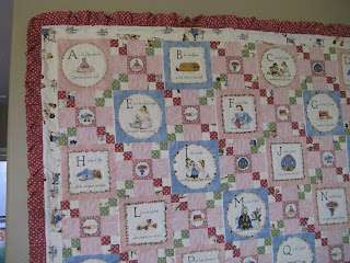 Get a free pattern at the Wilmington web site called Letters in Bloom 
