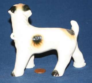 Vintage Larger sized Terrier Dog Figurine Ceramic Japan  