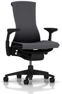   Miller Embody Ergonomic Office Desk Chair Graphite Frame   Carbon