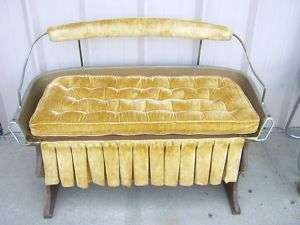 ANTIQUE COVERED BUCKBOARD WAGON SEAT WOOD BENCH  