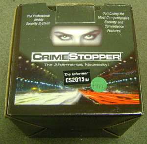 NEW Crimestopper CS2015FM2 Car Alarm/Remote Start Unit  