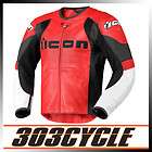Icon Overlord Textile Motorcycle Riding Jacket   Red items in 303 