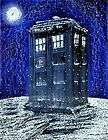 DOCTOR WHO TARDIS art   Tardis Tidings Ltd Edn print   Stushie Dr Who 