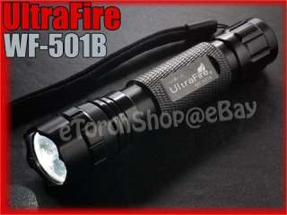 UltraFire 501B Cree Q5 LED 5mode 250LM Flashlight 6P  