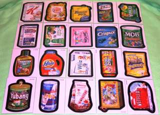 TOPPS WACKY PACKAGES ANS7 WACK O MERCIAL 20 CARD SET  