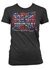 Rebel Born Bred And Dead Junior Girls T shirt Southern Pride Solution 