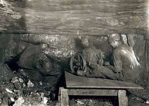 Brown Coal Mine Co. Digging Coal Mining 1908 Brown West Virginia photo 