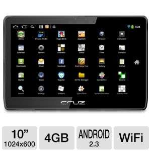 velocity micro cruz t410 tablet android 2 3 4 gb note the condition of 