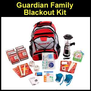 Family Blackout Survival & Emergency Kit   Guardian SKB4  