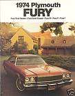 1974 Plymouth Fury Brochure Fury I, II, III/Gran Coupe