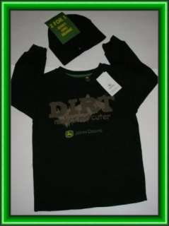 US/CAN free ship) NWT JOHN DEERE licensed beanie hat top outfit BOY 5 