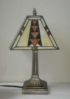 Mission Tiffany Style Stained Glass Small Lamp T08510S  