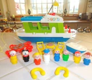 VTG~1972~Little People~Play Family~985 Houseboat~100% COMPLETE ORIG 