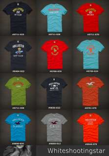 NEW HOLLISTER HCO Men Graphic Tee T shirt Size XS, S, M, L, XL  