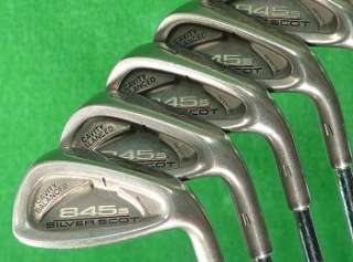 Tommy Armour 845s Silver Scot Irons 2 PW SW Tour Step Steel Stiff 