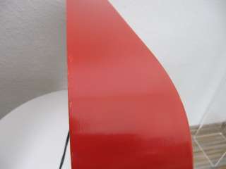   beleuchteter Wandspiegel rot 60er 70er Jahre ca. 66x42 cm  