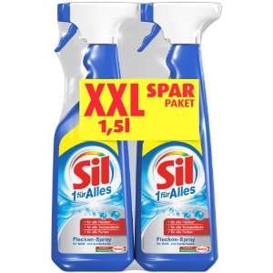 Sil 1 für Alles Flecken Spray 2x750ml (1500 ml)  Drogerie 