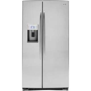 25.5 cu. ft. 36 in. Wide Side by Side Refrigerator in Stainless Steel