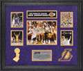Los Angeles Lakers 2010 NBA Championship Framed 5 Photograph Collage 