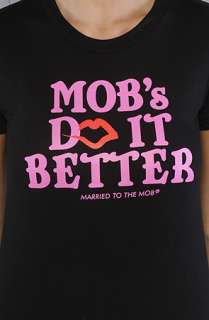 Married to the Mob The Doin It Tee in Black  Karmaloop   Global 