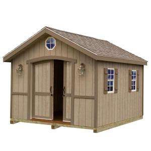 Best Barns Cambridge 10 ft. x 16 ft. Wood Storage Shed Kit with Floor 