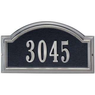 Whitehall Products Brushed Nickel Arch Plaque 12798  