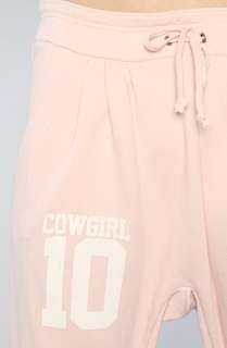 Wildfox The Cowgirl 10 Cozy Night Sweatpants in Ghost Pink  Karmaloop 