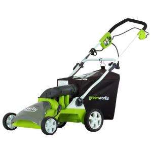Greenworks 16 In. 14 Amp Corded Lawn Vac 26262  