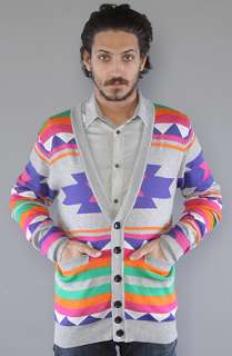 Joyrich The Native Cardigan in Gray Multi  Karmaloop   Global 