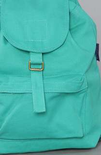 Baggu The Baggu Canvas Backpack in Mint  Karmaloop   Global 