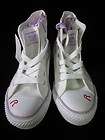 NWT REPLAY & SONS Girls White Beaded Lace Up Sneakers Shoes Sz 34 4